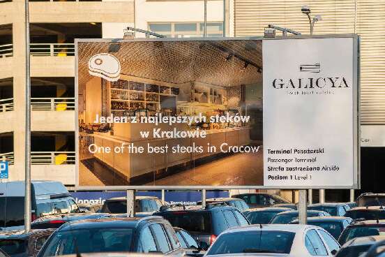 Billboard Reklamowy AIRPORT Kraków
