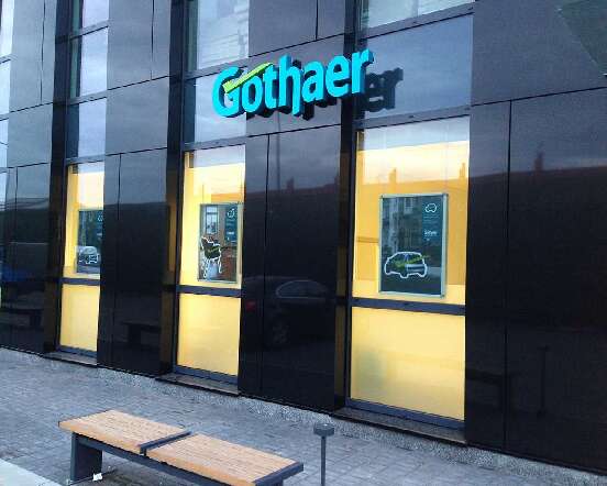 litery przestrzenne GOTHAER